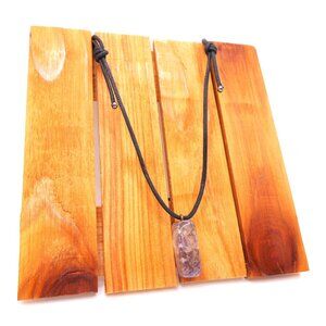 Gemstone Quartz Necklace, Adjustable